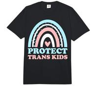 Protect Trans Kids Boho Rainbow Comfort Colors Adult Heavyweight T-Shirt