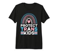 Protect Trans Kids Rainbow LGBT Support LGBT Pride Premium T-Shirt