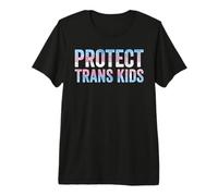 Protect Trans Kids Trans Flag Support Pride Equality Rights Premium T-Shirt