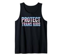 Protect Trans Kids Trans Flag Support Pride Equality Rights Tank Top