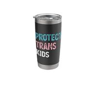 Protect Trans Kids Transgender Pride Stainless Steel Insulated Tumbler