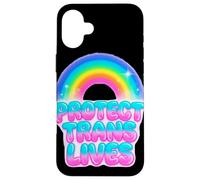 Protect Trans Lives Equality Statement Design Case for iPhone 16 Plus