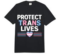 Protect Trans Lives LGBTQ+ Pride Equality Support Design Comfort Colors Adult Heavyweight T-Shirt