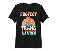 Protect Trans Lives Trans Women Transgender Premium T-Shirt