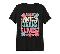 Protect Trans Lives Trans Women Transgender Premium T-Shirt