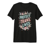 Protect Trans Lives Trans Women Transgender Premium T-Shirt