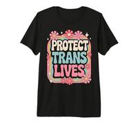 Protect Trans Lives Trans Women Transgender Premium T-Shirt
