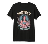 Protect Trans Lives Trans Women Transgender Premium T-Shirt