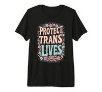 Protect Trans Lives Trans Women Transgender Premium T-Shirt