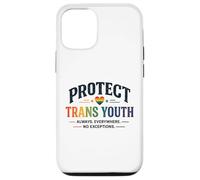 Protect Trans Youth LGBTQ+ Pride Equality Support Design Case for iPhone 12/12 Pro