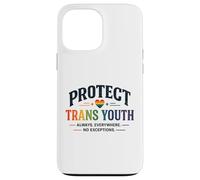 Protect Trans Youth LGBTQ+ Pride Equality Support Design Case for iPhone 13 Pro Max