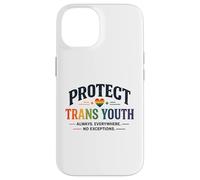 Protect Trans Youth LGBTQ+ Pride Equality Support Design Case for iPhone 14