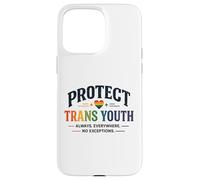 Protect Trans Youth LGBTQ+ Pride Equality Support Design Case for iPhone 15 Pro Max