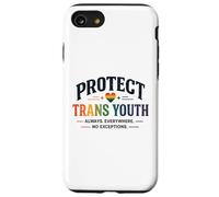 Protect Trans Youth LGBTQ+ Pride Equality Support Design Case for iPhone SE (2020) / 7/8