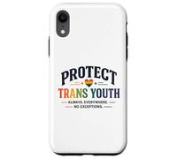 Protect Trans Youth LGBTQ+ Pride Equality Support Design Case for iPhone XR