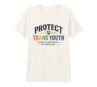 Protect Trans Youth LGBTQ+ Pride Equality Support Design Premium T-Shirt