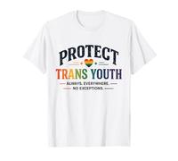 Protect Trans Youth LGBTQ+ Pride Equality Support Design T-Shirt