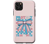 Protect Trans Youth Transgender Trans Pride Flag LGBTQ Girl Case for iPhone 11 Pro Max