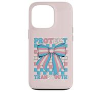 Protect Trans Youth Transgender Trans Pride Flag LGBTQ Girl Case for iPhone 13 Pro