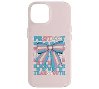 Protect Trans Youth Transgender Trans Pride Flag LGBTQ Girl Case for iPhone 14