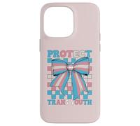 Protect Trans Youth Transgender Trans Pride Flag LGBTQ Girl Case for iPhone 14 Pro Max