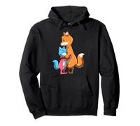 Protect Transgender Kid And LGBTQ Fox Pride Pullover Hoodie