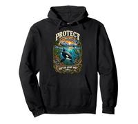 Protect What You Love Keep Our Oceans Wild Orca Lover Pullover Hoodie