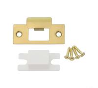 Protect Your Belongings with a Garage Door Reinforcement Plate Deadbolt Cover Provides Additional Security (Black)