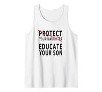 Protect Your Daughter Educate Your Son - Empowerment Tank Top