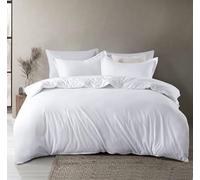 Protect your duvet while enhancing your comfort with our soft polyester, waterproof duvet protector, Hypoallergenic, antiallergenic, and anti-bed bug protector with zip closure- Double 200 x 200cm.