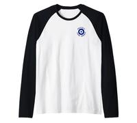 Protect Your Energy Evil Eye Aesthetic Design Raglan Baseball Tee
