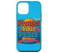 Protect Your Peace Mindful Energy Spiritual Reminder Case for iPhone 12 mini