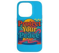 Protect Your Peace Mindful Energy Spiritual Reminder Case for iPhone 14 Pro