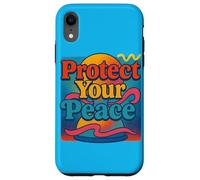 Protect Your Peace Mindful Energy Spiritual Reminder Case for iPhone XR