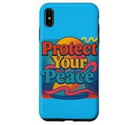 Protect Your Peace Mindful Energy Spiritual Reminder Case for iPhone XS Max