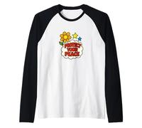 Protect Your Peace Mindful Energy Spiritual Reminder Design Raglan Baseball Tee