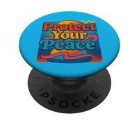 Protect Your Peace Mindful Energy Spiritual Reminder PopSockets Adhesive PopGrip