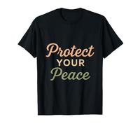 Protect Your Peace Top Retro Aesthetic Motivational Quote T-Shirt