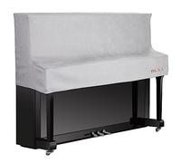 Protect Your Piano with Mooson Upright Piano Cover Cloth - Piano Keyboard Dust Cover All Included! (Gray)