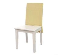 Protect your restaurant or hotel chair backs with this elastic fleece chair cover designed for a snug and comfortable fit (beige)