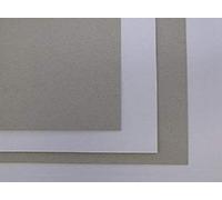 PROTECTAFILE 9 x A4 White One Sided Greyboard Craft Card 2000mic 2mm (Pic Shows Front & Reverse)