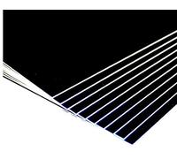 PROTECTAFILE A2 Black Mount Board 1500 Microns - Ideal for Art, Crafts, DIY Projects - Durable, and Easy to Cut and Customize (Pack of 10)