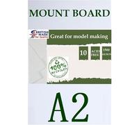 PROTECTAFILE A3 White Cardboard Board - 1.5mm Thick - DIY Crafts & Projects - Rustic Style