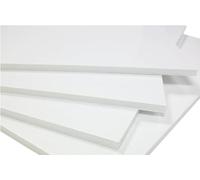 PROTECTAFILE Acid Free White Foam Board - 5mm Thick Foam Core Polystyrene Poster - Photo Mount - Display Model Sheet- for Presentation Projects Crafts, Arts, (pack of 10) (A2)