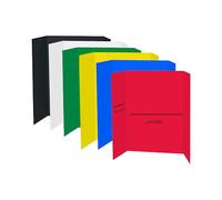 PROTECTAFILE Black Tri-Fold Spotlight Display Foam Presentation Board 840 x 594mm (A1-A2)-Ideal for Showcasing Artwork Projects -Lightweight Fold Presentation,Foldable for School Project (6 Colour)