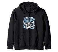 Protecting Every Drop Water System Zip Hoodie