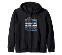 Protecting Every Drop Water Systems Zip Hoodie