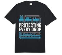 Protecting Every Drop Water Treatment Operator Comfort Colors Adult Heavyweight T-Shirt