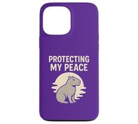 Protecting My Peace Capybara Retro Case for iPhone 13 Pro Max