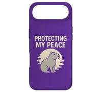 Protecting My Peace Capybara Retro Case for iPhone Air